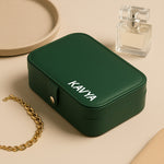 Personalized Dark Green Jewellery Box