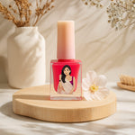 Custom Illustrated Nail Polish Bottle-Light Pink