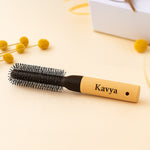 VEGA Personalized Wooden Round Hair Brush