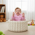 Pink Striped Baby Winter Fleece Clothing Set – 4 Pc