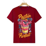 Protein Parfait Cartoon Gym T-Shirt