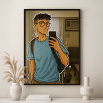 Custom Doodle Art Portrait