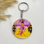 Premanand Maharaj Ji Blessing Pose Spiritual Keychain | Love Craft Gifts