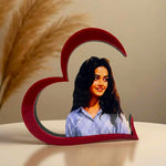 ❤️ Forever in My Heart – Personalized Acrylic Photo Frame (8.5×8.5 inch)