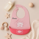 Personalized Silicone Baby Bib – Adorable & Mess-Free Feeding | Love Craft Gifts