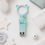 Personalized Baby Nail Cutter – Baby Blue | Custom Name Engraved | Safe for Newborns | Love Craft Gifts