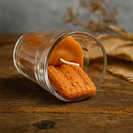 Biscuit-Style Aromatic Glass Candle – Sweet & Cozy Vibes | Love Craft Gifts