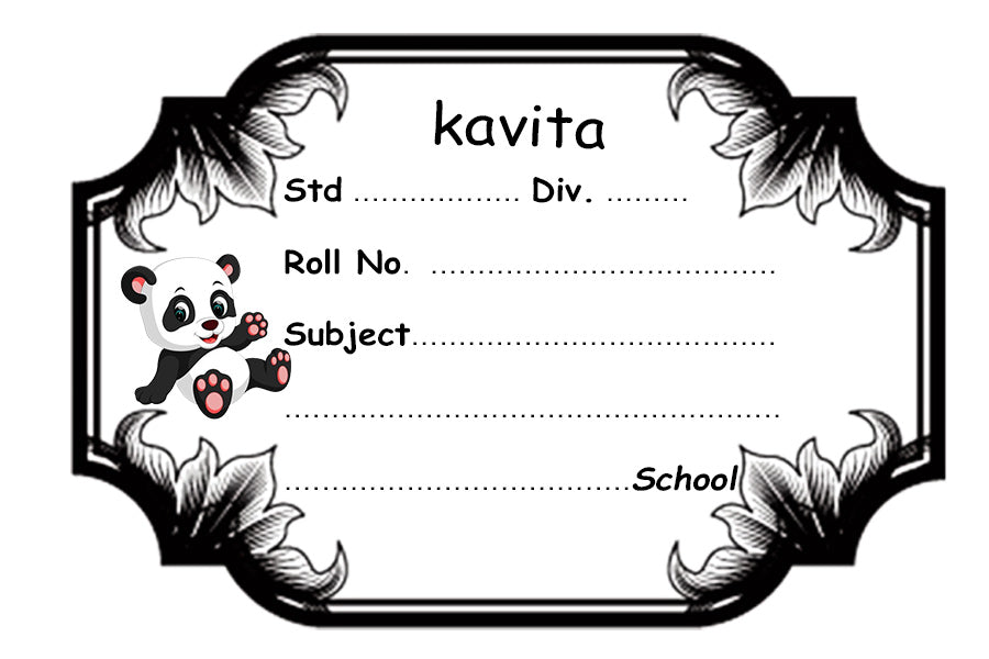 Black Name Slips