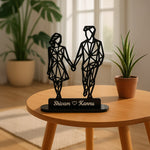 Personalized Couple Silhouette Acrylic Table Décor | Love Craft Gifts