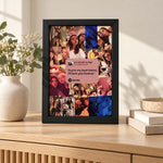 Custom Multi-Photo Friendship Frame | Personalized Best Friend Photo Collage | Love Craft Gifts™
