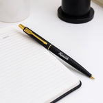 Customized Parker Matte Black Ball Pen – Refillable | Love Craft Gifts