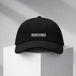 Personalized Name Printed Black Cap for Women โ Custom Text Adjustable Baseball Hat | Love Craft Gifts