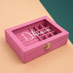 Pink Velvet Jewellery Organizer Box | Love Craft Gifts