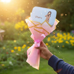 Customized Jewellery Box Bouquet – With Name & Illustrated Photo | Love Craft Gifts