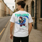 Tanjiro Kamado Anime Graphic T-Shirt – Water Breathing Demon Slayer Design | Love Craft Gifts