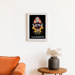 Lord Jagannath Wall Frame with Om Shree Jagannathaya Namah Mantra | Love Craft Gifts