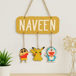 Custom Name Door Hanger – With Cartoon Danglers | Love Craft Gifts