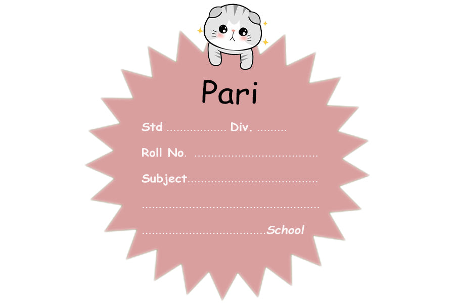 Editable Star Labels Slips