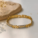 Personalized Designer Golden Chain Bracelet for Men | Love Craft Gifts