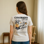 Colorado Springs Graphic T-Shirt – Nature-Inspired Back Print Tee | Love Craft Gifts