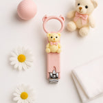 Personalized Baby Nail Cutter – Pink | Custom Name | Safe for Newborns | Love Craft Gifts
