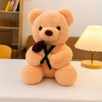 Hug-Me Rose Teddy Plush (2 Colors) | Love Craft Gifts