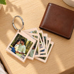 Personalized 12-Photo Acrylic Keychain | Custom 6-Piece Double-Sided Photo Gift | Love Craft Gifts™