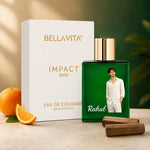 Personalized Bella Vita Perfume 100ml with Custom Photo & Name for Men | Love Craft Gifts™