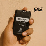 Personalized Denver Black Code Pocket Perfume | Love Craft Gifts