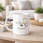 Personalized Doctor Name Ceramic Mug 250ml | Medical Gift | Love Craft Gifts™