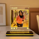 Personalized Instagram Profile Acrylic Photo Lamp with Adapter | Love Craft Gifts