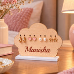 Personalized Name Earring Holder Stand | Love Craft Gifts™