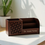 Personalized Wooden Desk Organizer | Love Craft Gifts