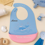 Personalized Silicone Baby Bib – Cute Animal Design | Love Craft Gifts