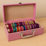 Pink Non-Velvet Bangle Box with Personalization | Love Craft Gifts