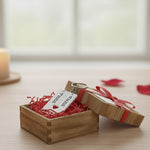 Date & Initials Keychain for Couples