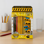 Personalized Construction Truck Pencil Gift Set | Custom Name | Love Craft Gifts
