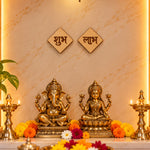 Shubh Labh Diamond Decor Set 3x3" | Traditional Diwali Entrance Decoration | Love Craft Gifts™