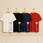 Love Yourself Daisy T-Shirt – Minimal Floral Self-Love Tee | Love Craft Gifts