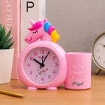 Personalized Unicorn Alarm Clock with Pen Holder | Love Craft Gifts