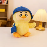Fluffy Duck Plush Toy – Random Hat Style | Love Craft Gifts