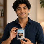 Personalized Brother Acrylic Photo Fridge Magnet | Sibling Memory Gift for Bhai | Love Craft Gifts™