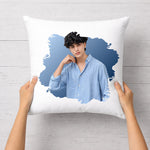 Personalized Boy Photo Cushion Pillow – Custom Soft Memory Cushion Gift for Him (10x10 Inch) | Love Craft Gifts