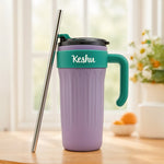 Double Wall Tumbler with Straw