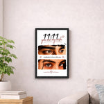 Personalized Couple Eyes Digital Portrait 8x12" | Custom Romantic Eye Artwork with Names & Special Date | Unique Anniversary Gift for Couples