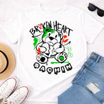 Personalized Broken Heart Teddy Kids T-Shirt ā Custom Name Printed Cool Graphic Tee for Boys & Girls | Love Craft Gifts