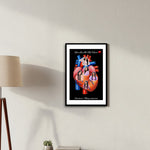 Personalized Heart Collage Acrylic Wall Frame (8×12”) | Love Craft Gifts