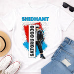 Personalized Street Anime Name T-Shirt for Men & Women – Custom Printed White Graphic Tee | Love Craft Gifts