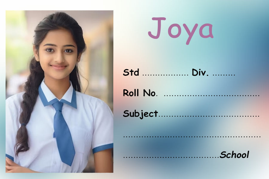 Customized Image Name Slips | 12x18" Sheet with 36 Labels