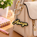 Personalized Script Name Keychain 2x3" | Custom Name Charm | Love Craft Gifts™
